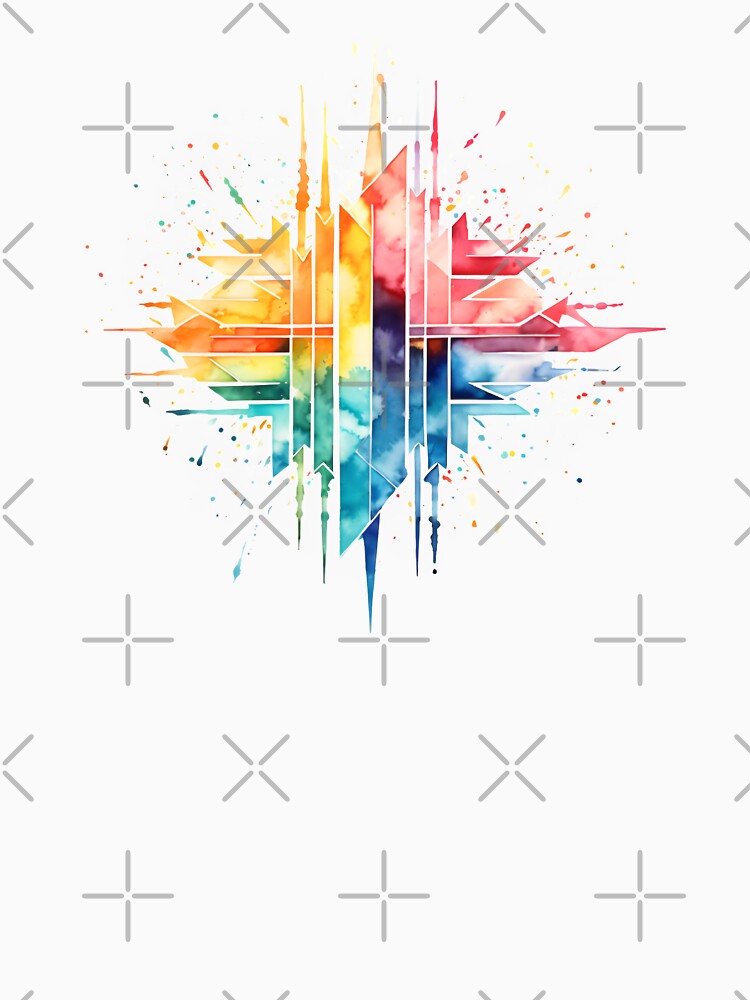Colorful shape star by grebie