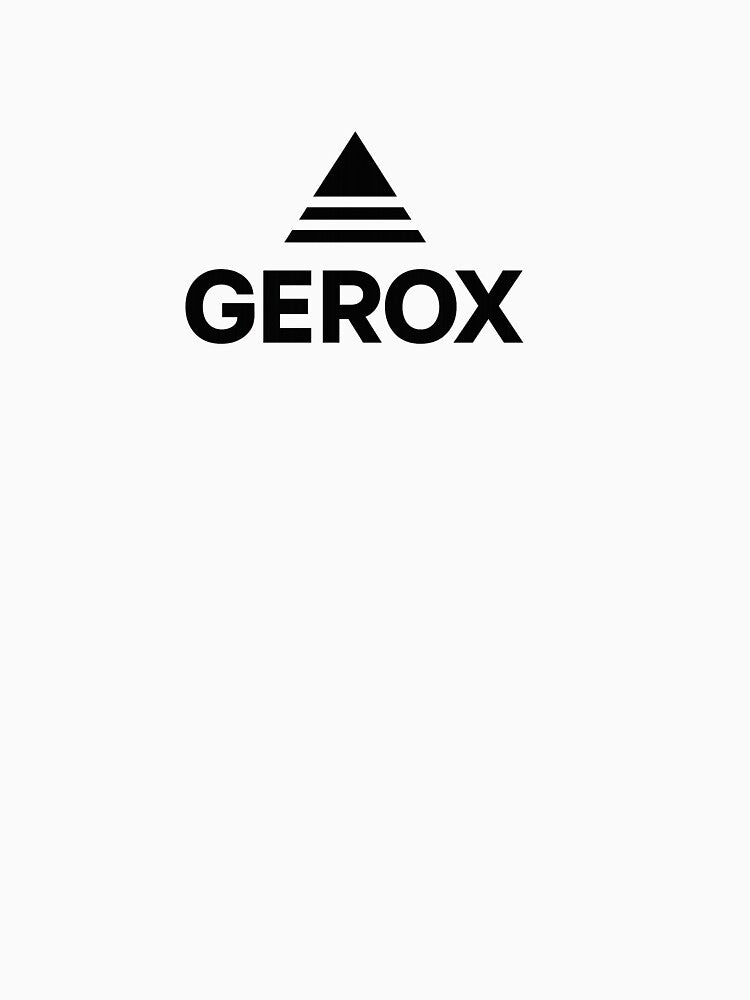 GEROX – Modern Minimalist Logo in Black and White (Exclusive Design) by Gerox Designs