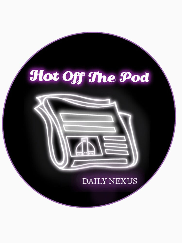 Hot Off The Pod Circular Logo by DailyNexusGear
