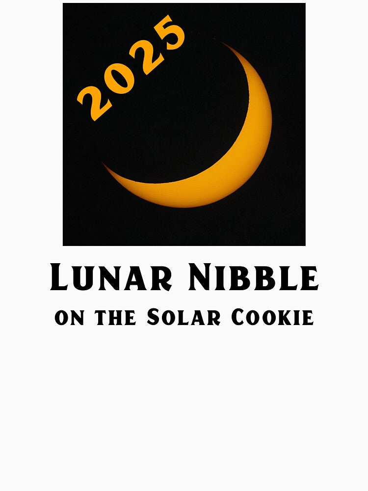 Lunar Nibble on the Solar Cookie Eclipses 2025 by Sachie's Studio