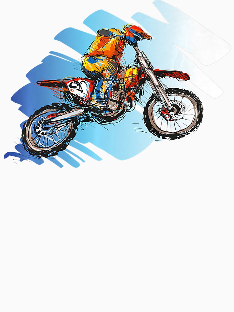 Sketch hand drawn motocross by RojisaLimart