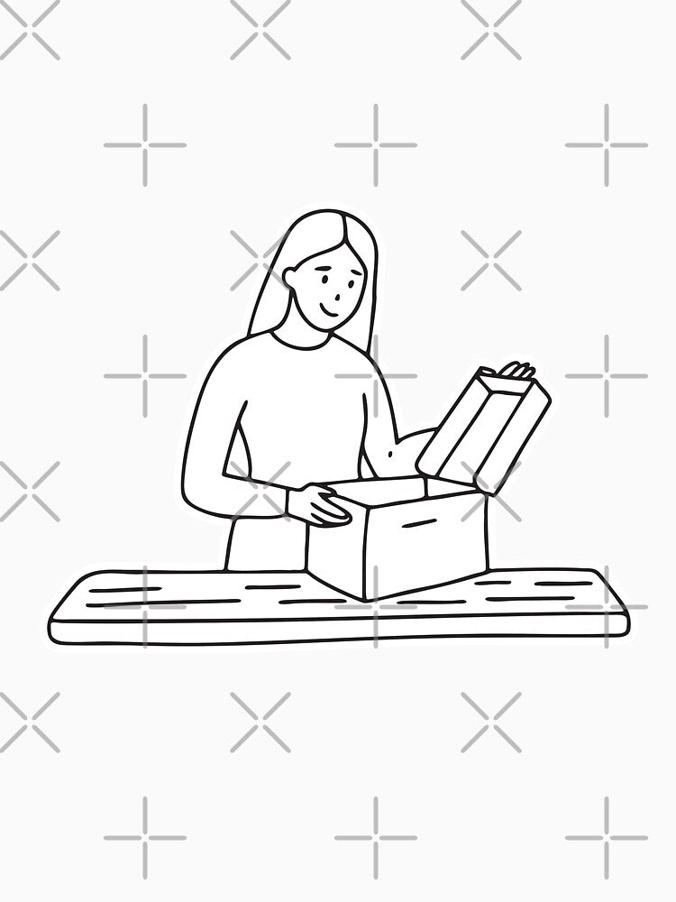 Individual Unboxing Parcel with Laptop by rasagamastore