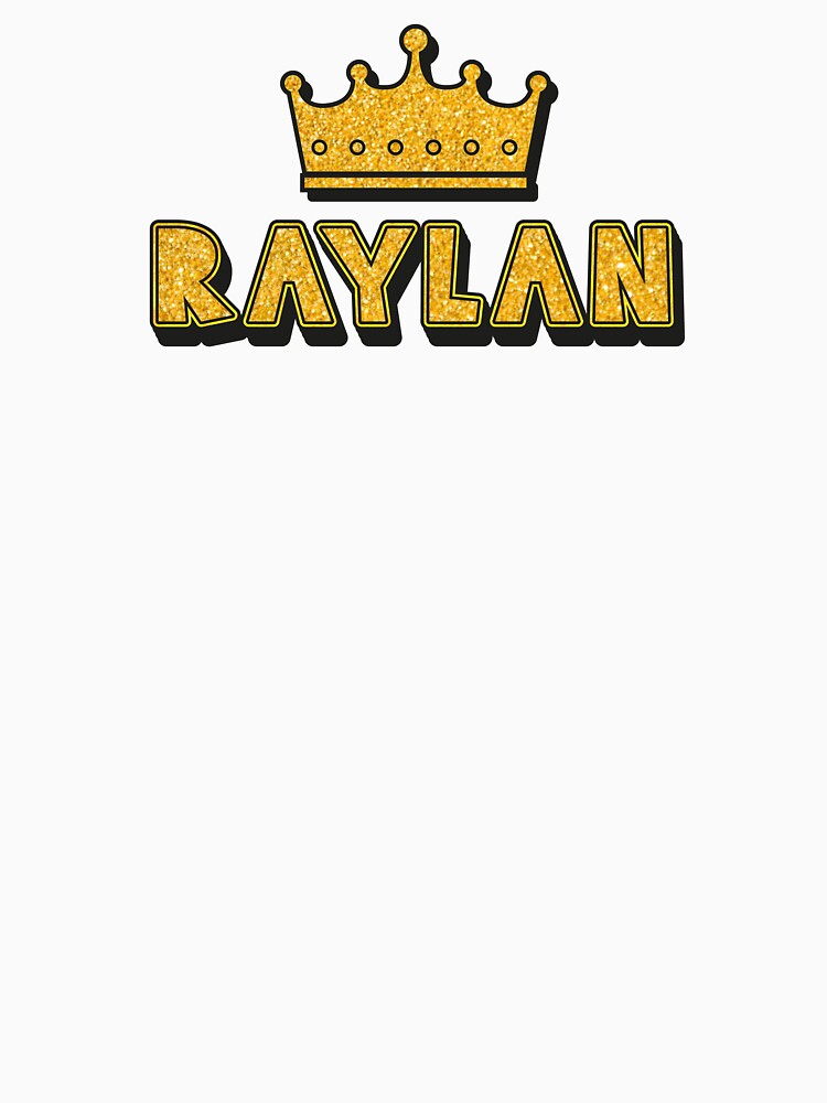 Raylan Personalized Name With Crown - Cool & Funny Custom Gift for Men and Boys by Oussinc