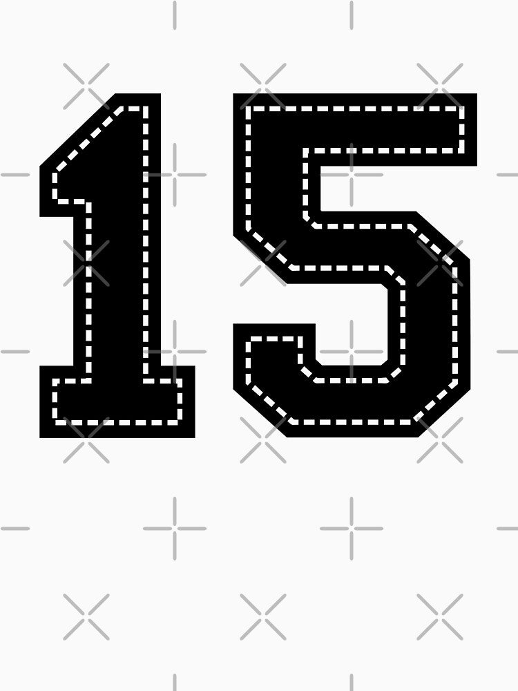 Number 15 Fifteen by StudioRedKoala