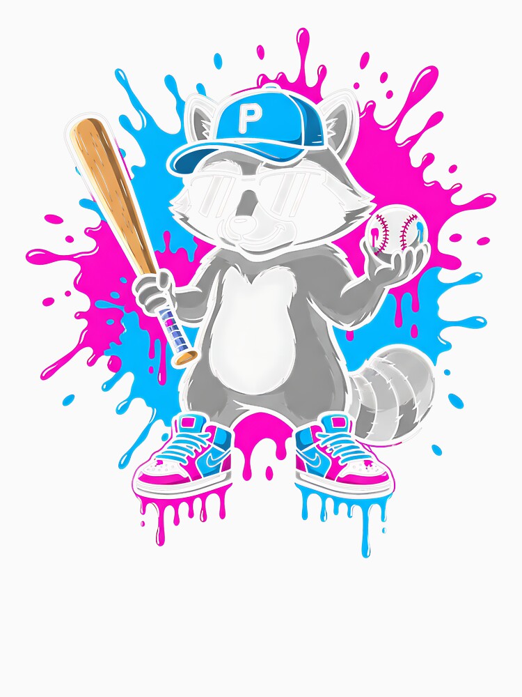 Baseball Ice Cream Drip for Boys and Girls Batter Game Day by facegm