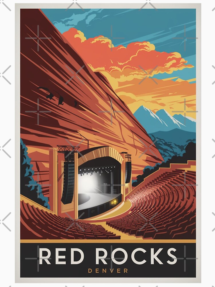 Denver Vintage Travel Poster by TravelerRat
