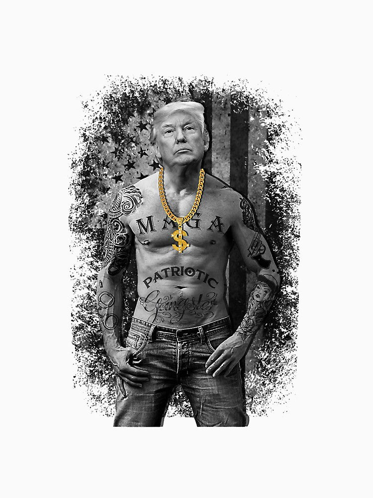 Patriotic Gangster Anti Liberal Pro Trump Republican by BboyDance