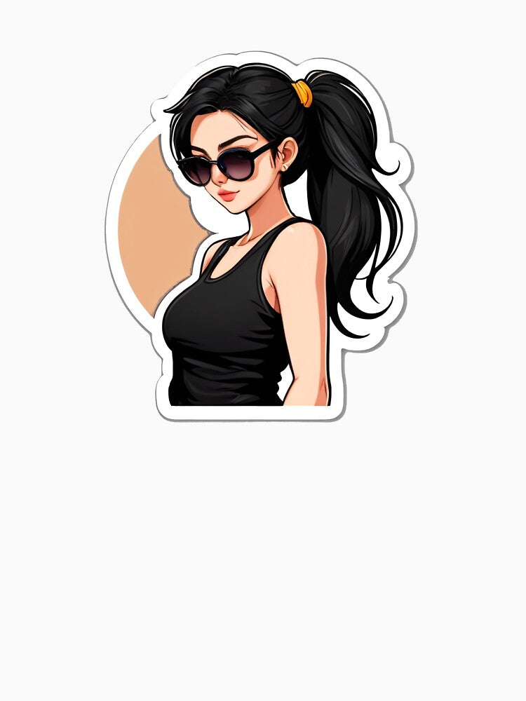 Cool Girl in Black by MadnessEnvelope