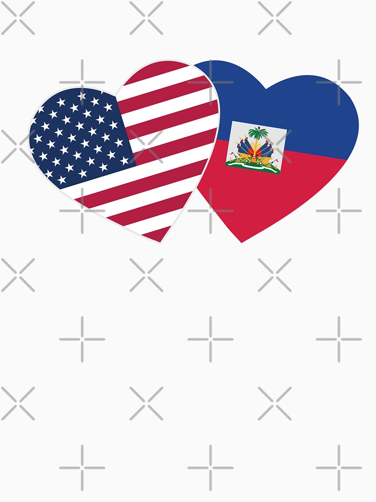 Vintage Haiti - American Flag Heart For Haitian by first-shirt ⭐ ⭐ ⭐ ⭐ ⭐