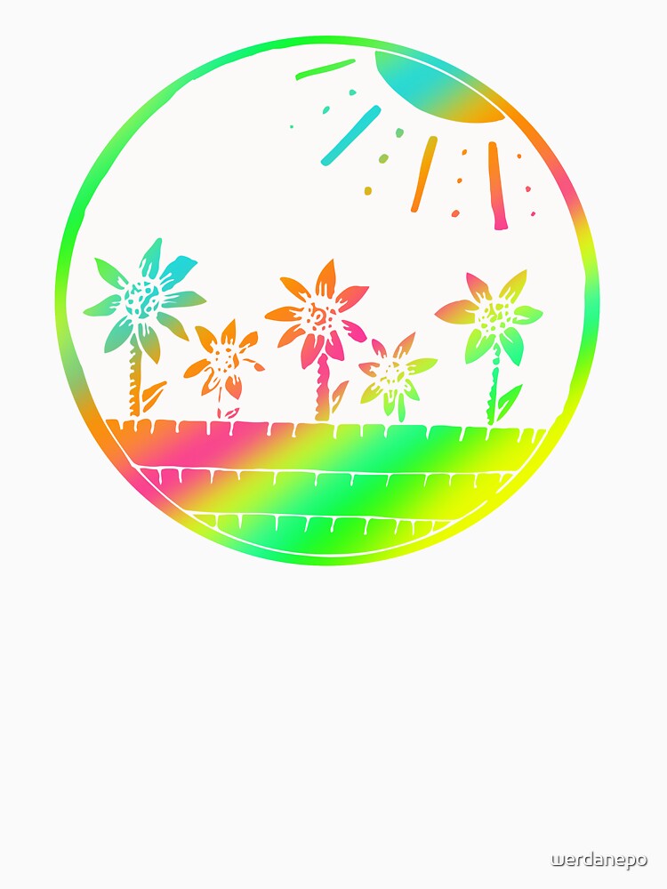 Colorful Floral Art  Design Gift Idea by werdanepo
