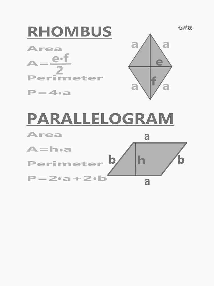 Rhombus and parallelogram by wowitsmytshirt