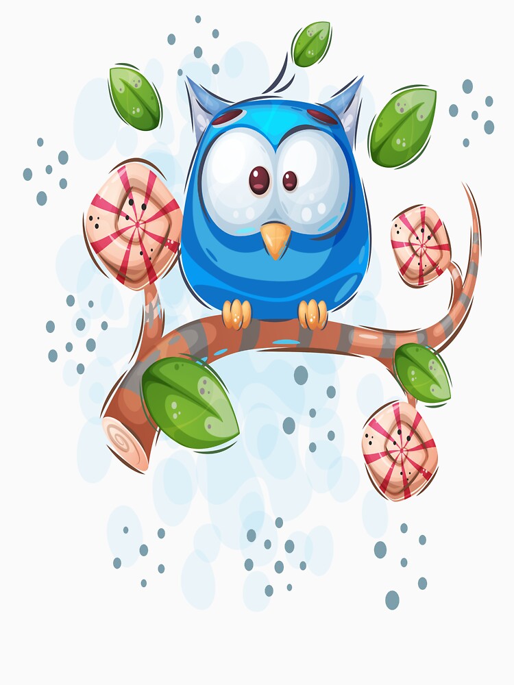 owl on tree by ducili1987