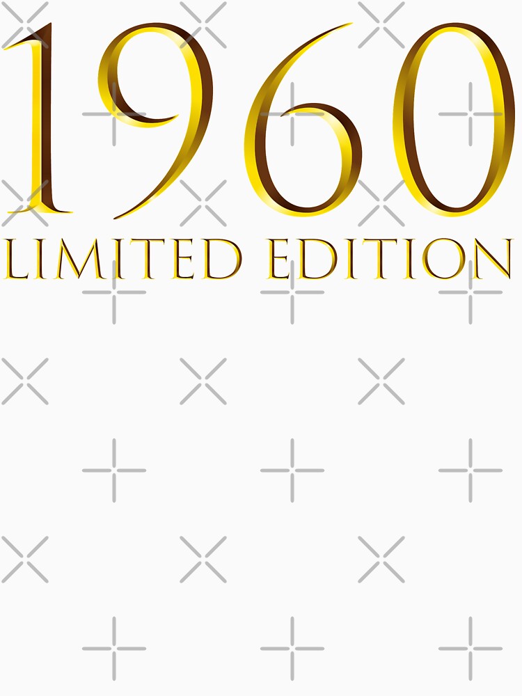 1960 Limited Edition 61 Years Old 61st Birthday by DavisHasari