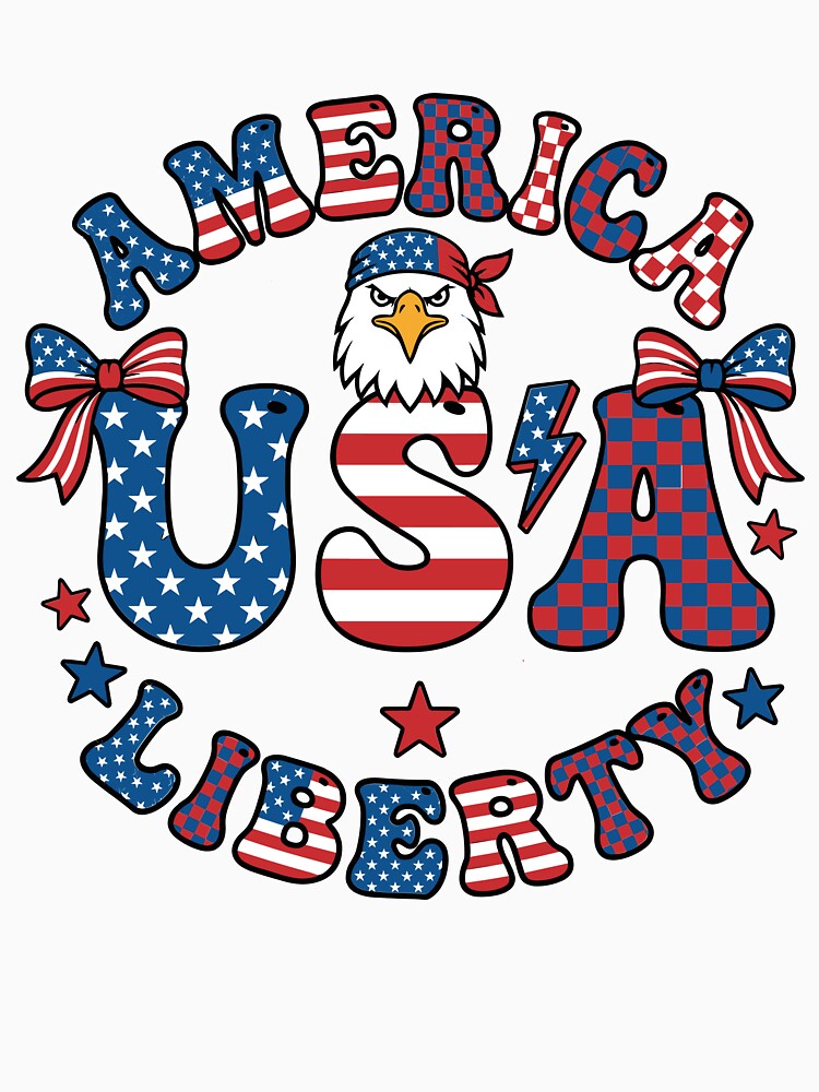 Girls Fourth of July Liberty Eagle by KroghDs