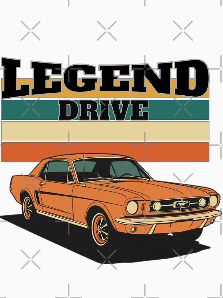 Legend Drive, Vintage Cars Enthusiasts shirt by Peetacho