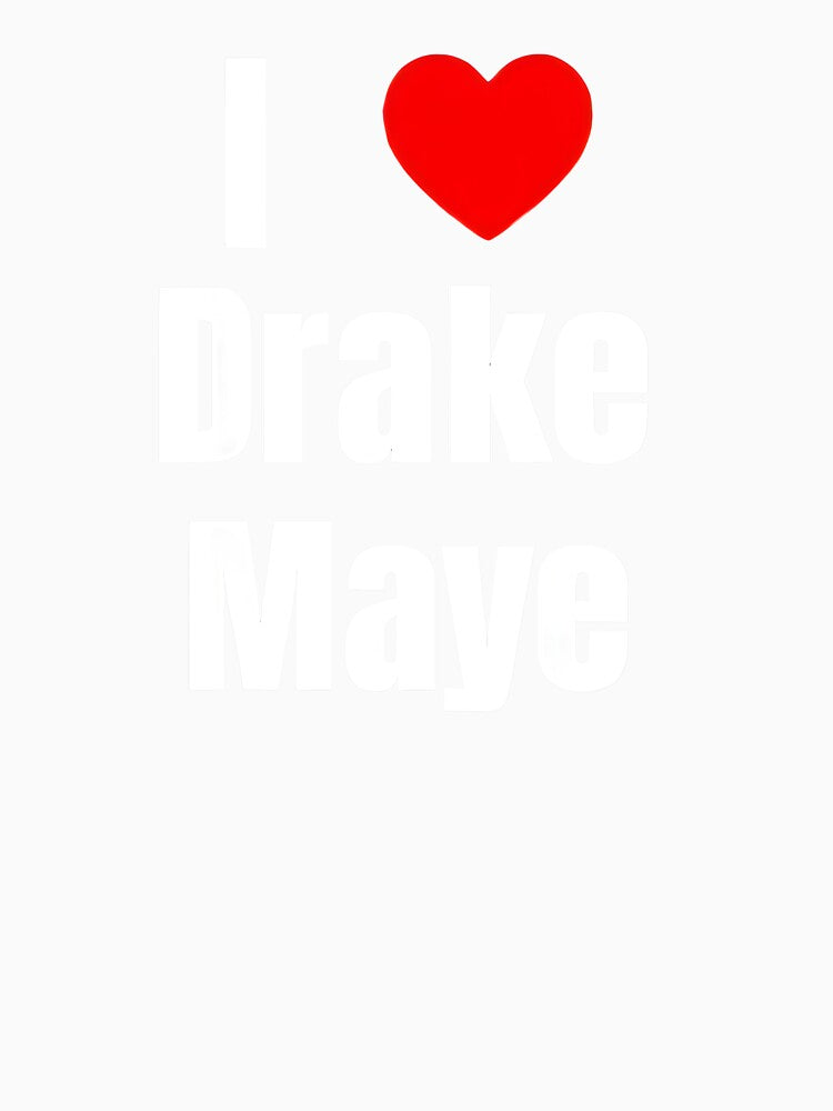 I Love Drake Maye Shirt – Fan Support Tee – Heart Design by URGlden
