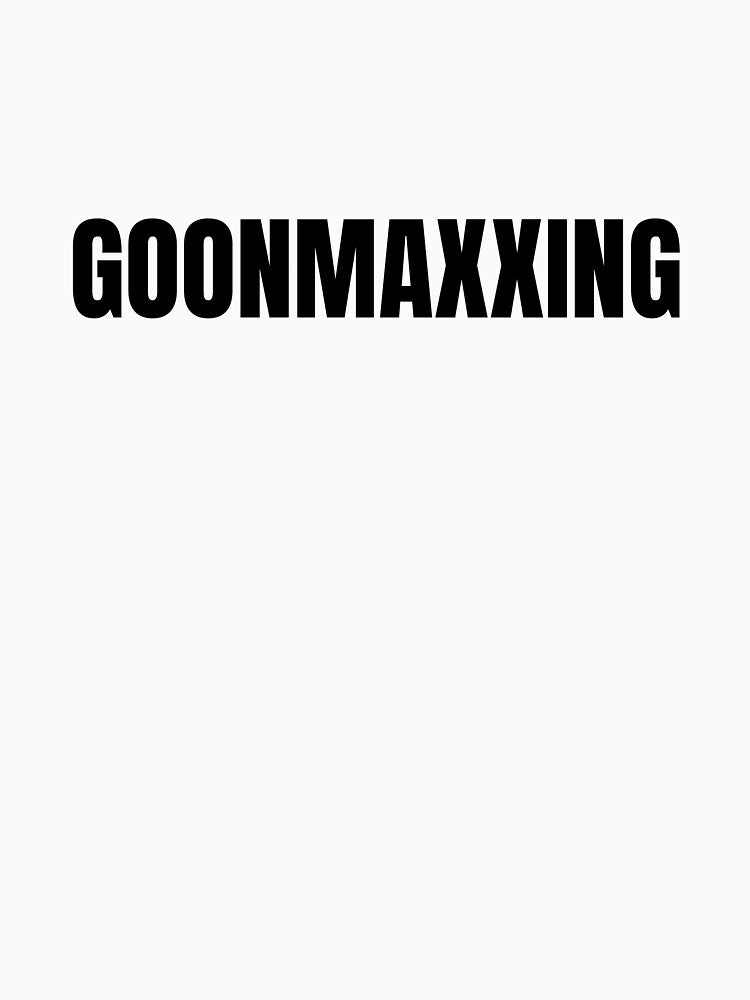 Goonmaxxing Black by Milkybutt