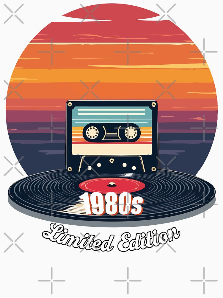Retro Vintage 1980s Limited Edition Music by TomFrontierArt