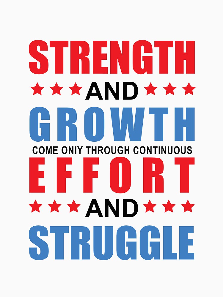 Strength And Growth Stay Focused by esadesigns
