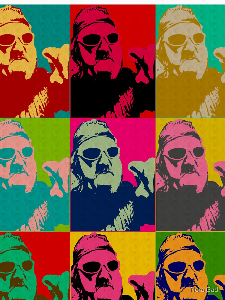 Custom Andy Warhol Portrait 2 by Nora Gad