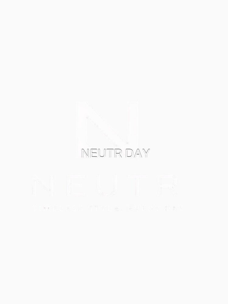 Neutr Logo – Timeless Style, Every Day by NEUTR DAY