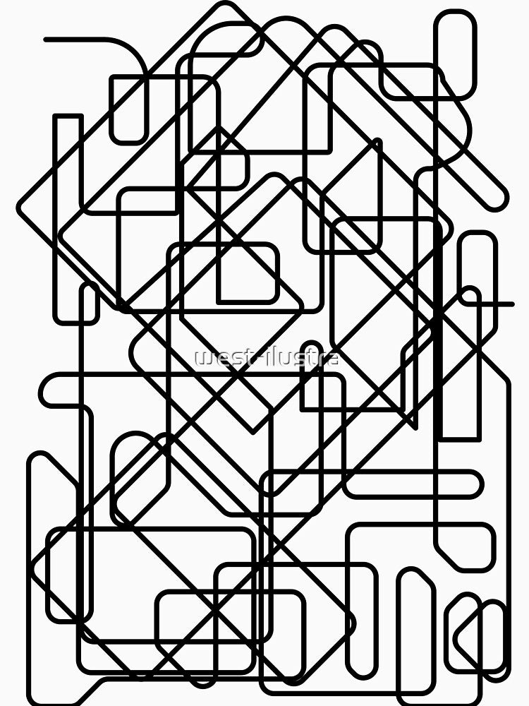 modern line art by west-ilustra