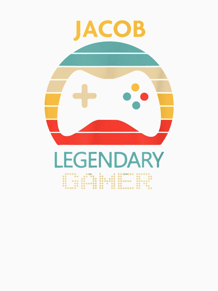 Jacob Name Gift Personalized Legendary Gamer by ninapfvu
