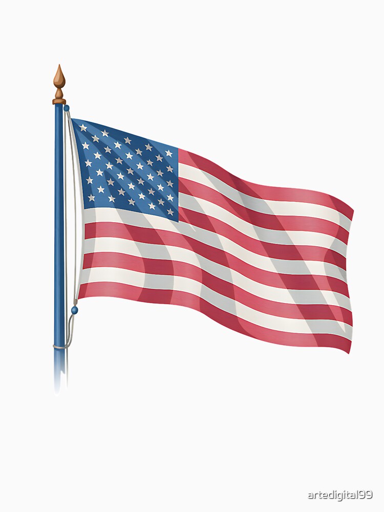 American Flag Patriotic Design – USA Stars and Stripes Graphic by artedigital99