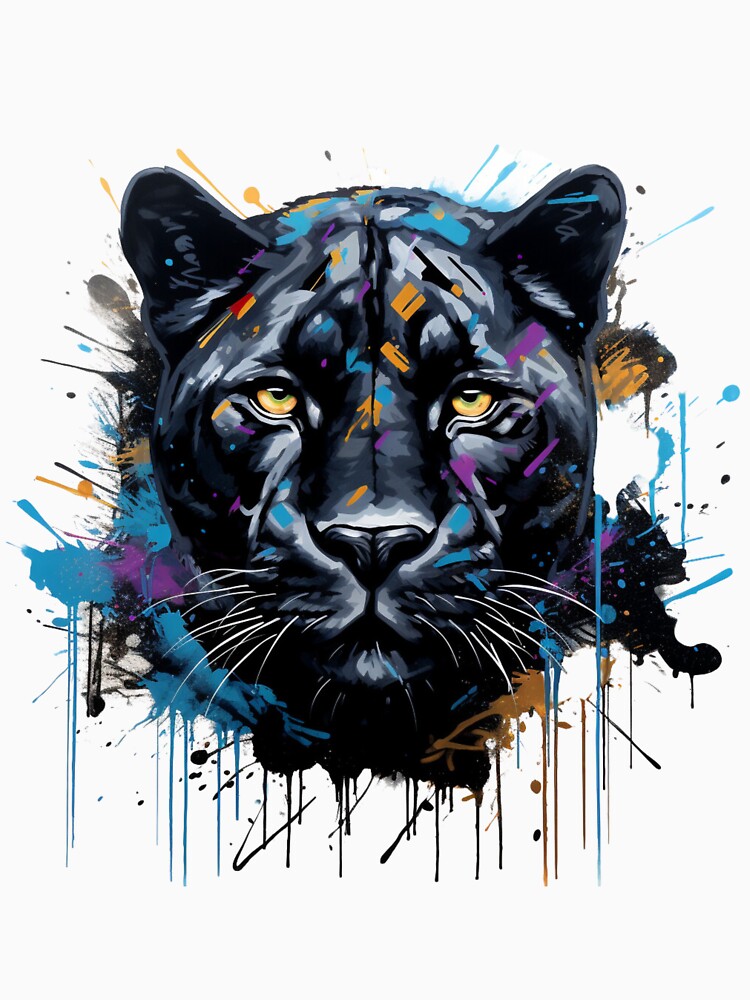 Graffiti Black Panther by OspreyElliott
