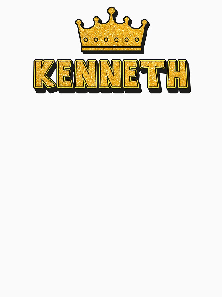 Kenneth Personalized Name With Crown - Cool & Funny Custom Gift for Men and Boys by Oussinc