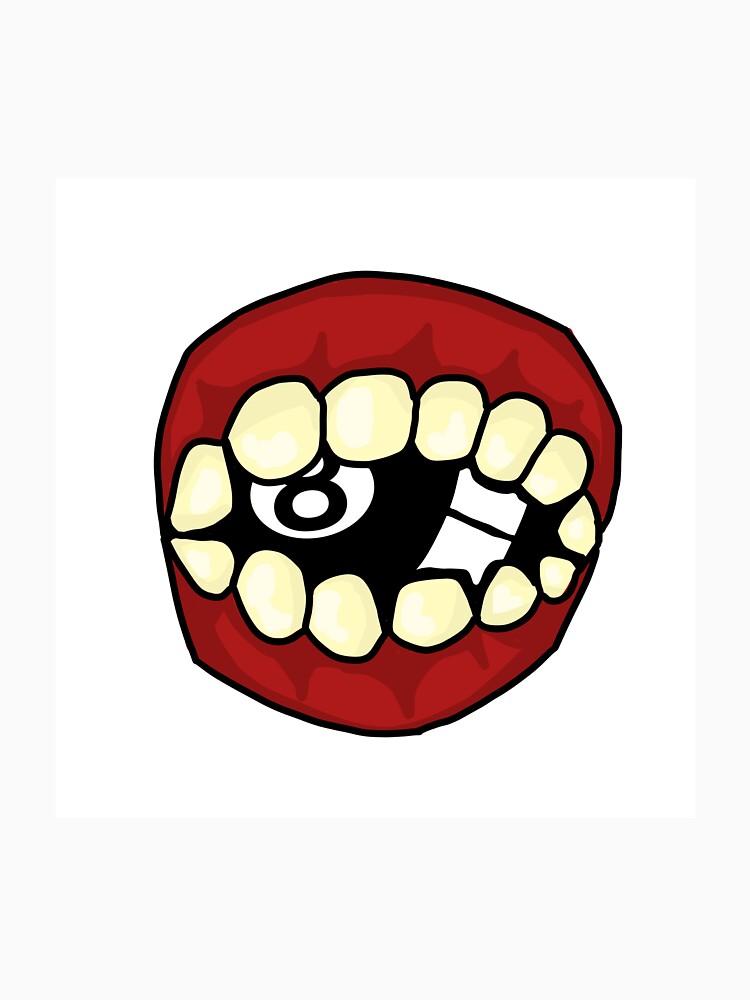 8ball in yellow teeth by dejaVI