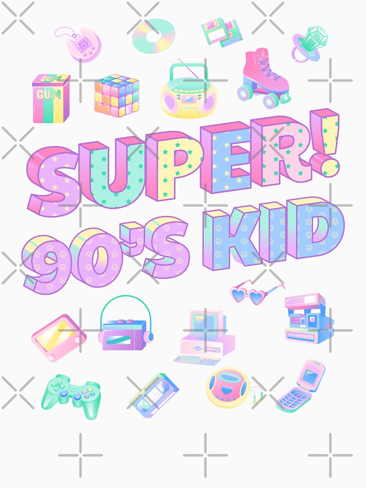 90s kid by Imemewell Unisex , , , Long Sleeve Tee
