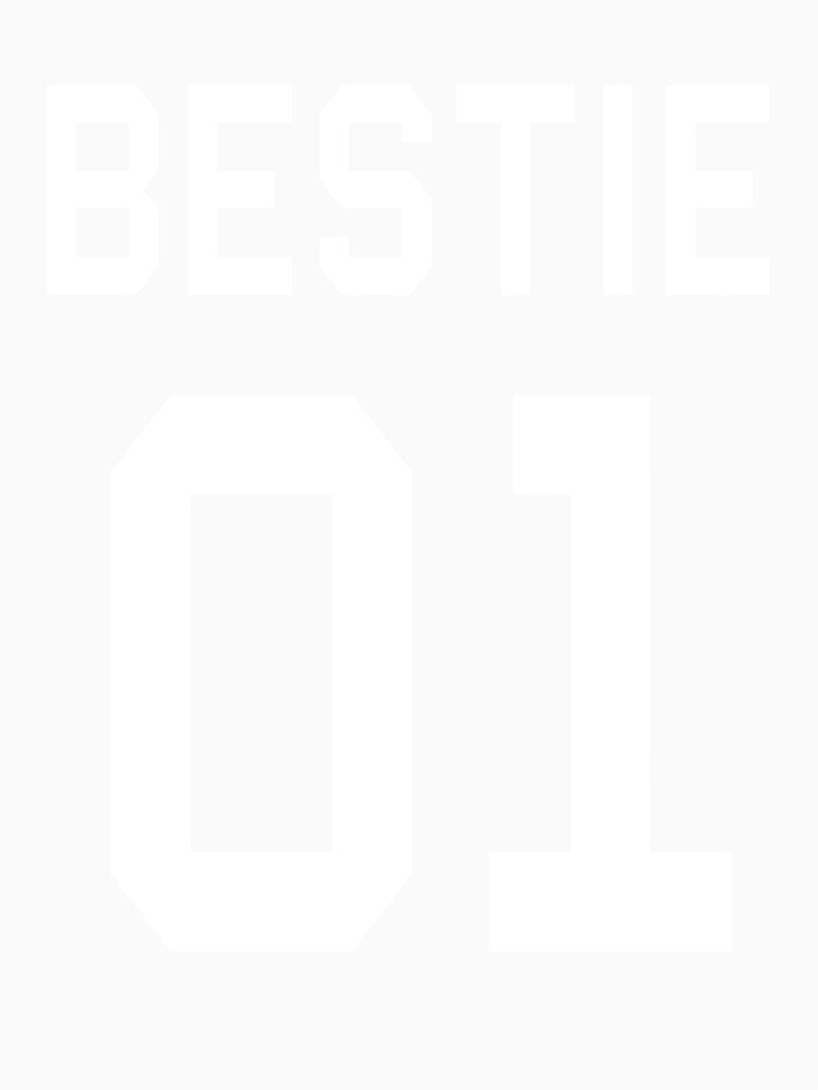Gift for Best Friend Female, Bestie 01 Bestie 02 Matching by WollLDshop