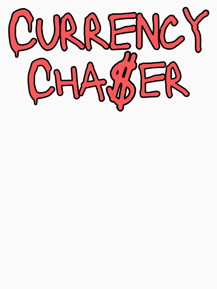 Currency Chaser Big print RED money getter cash dollars dropshipper by to-esu
