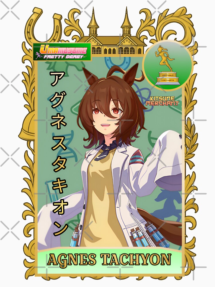 Agnes Tachyon (Umamusume) by Kitsune Merchant Unisex , , , Long Sleeve Tee