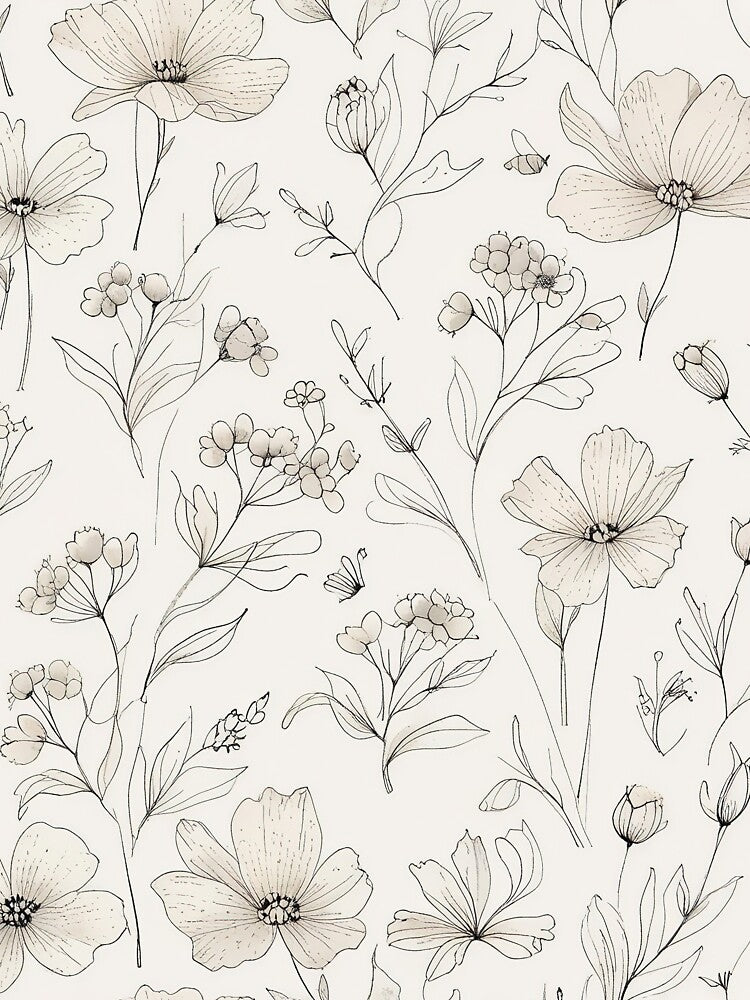 Hand Drawn Flower by CoolPixels