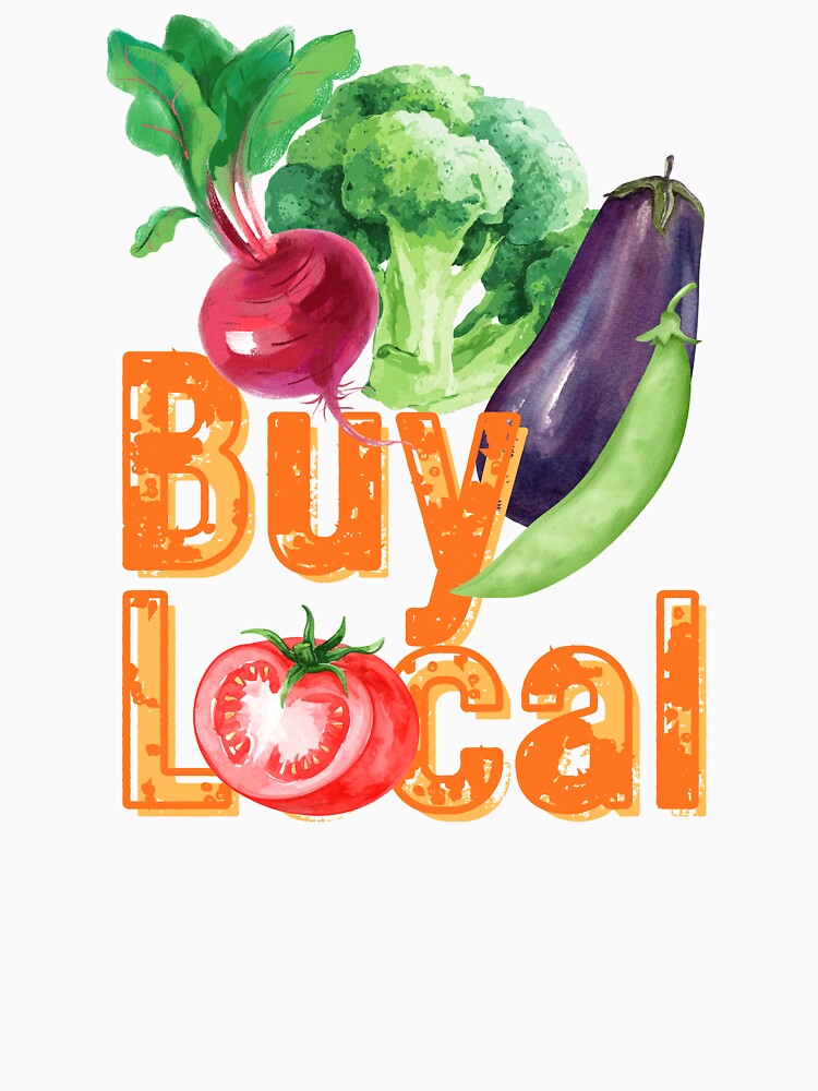 Local Farmers  Support Print / Buy Local by Thehatinthecat