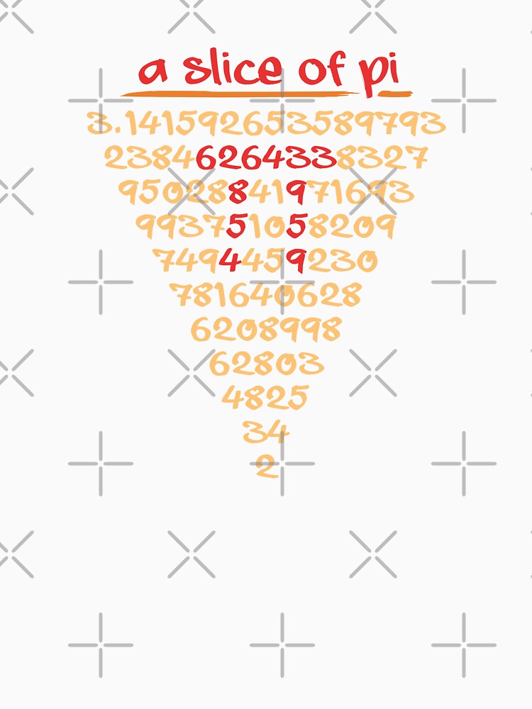 Funny Pi Joke A Slice of Pi - Pizza Lover Mathematician by AndrewStep