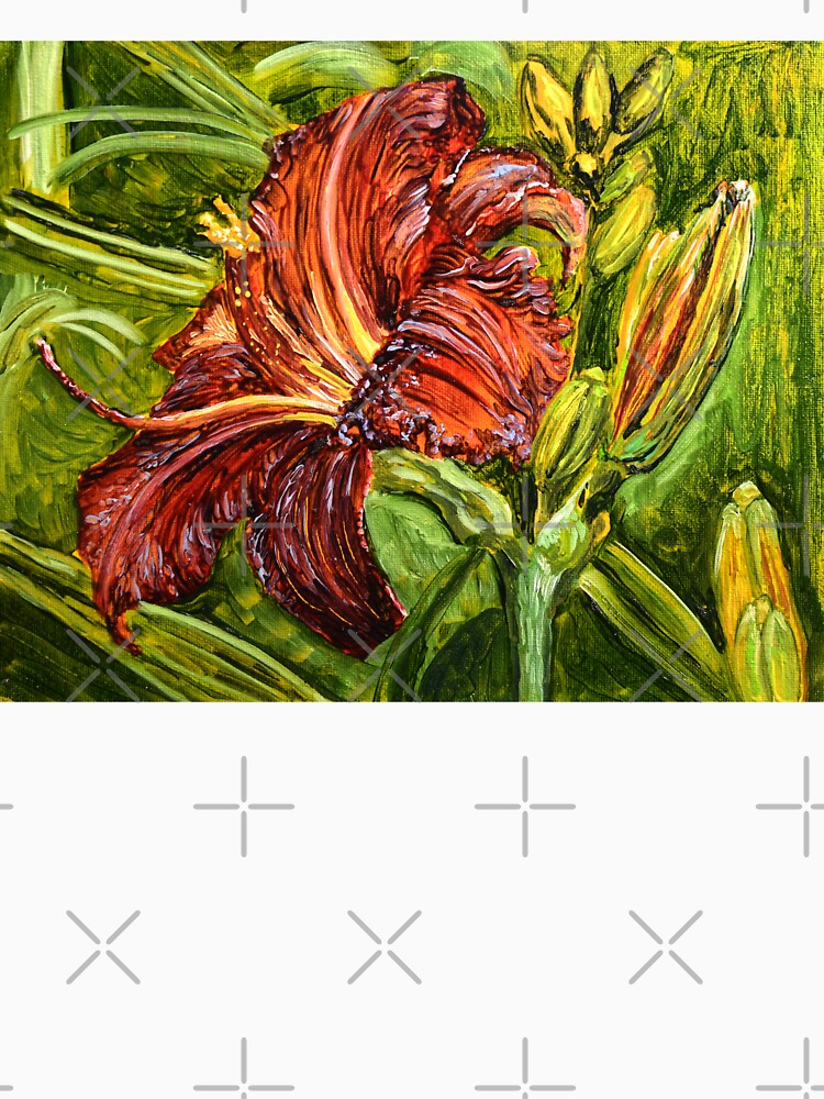 Red Lily in the garden by LittleVenetia
