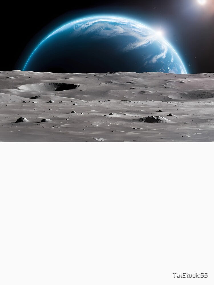 View from the Moon to the Earth in Universe - 2 by TatStudio55