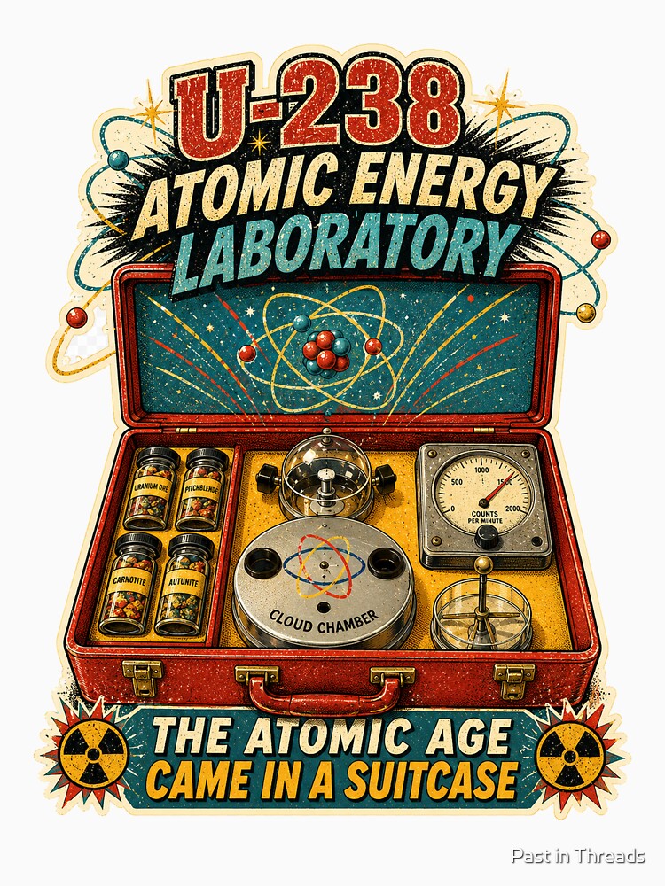 U-238 Student's Atomic Energy Laboratory – The Atomic Age Came in a Suitcase by Past in Threads