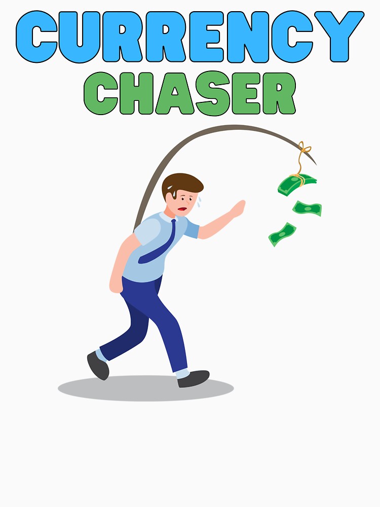 Currency Chasers Money getters RUNNING MAN cash euro motivation hustle by to-esu