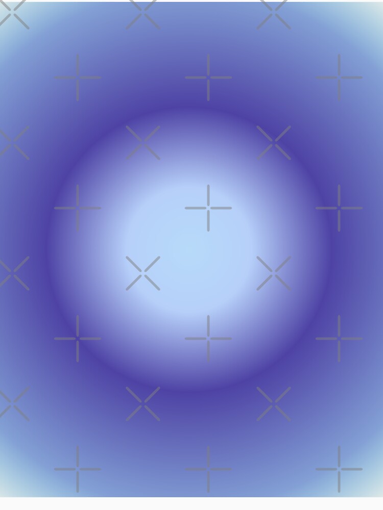 Cancer Aura, Cancer Gradient, Cancer Zodiac, Blue Aura Gradient by Magic Love Art Print