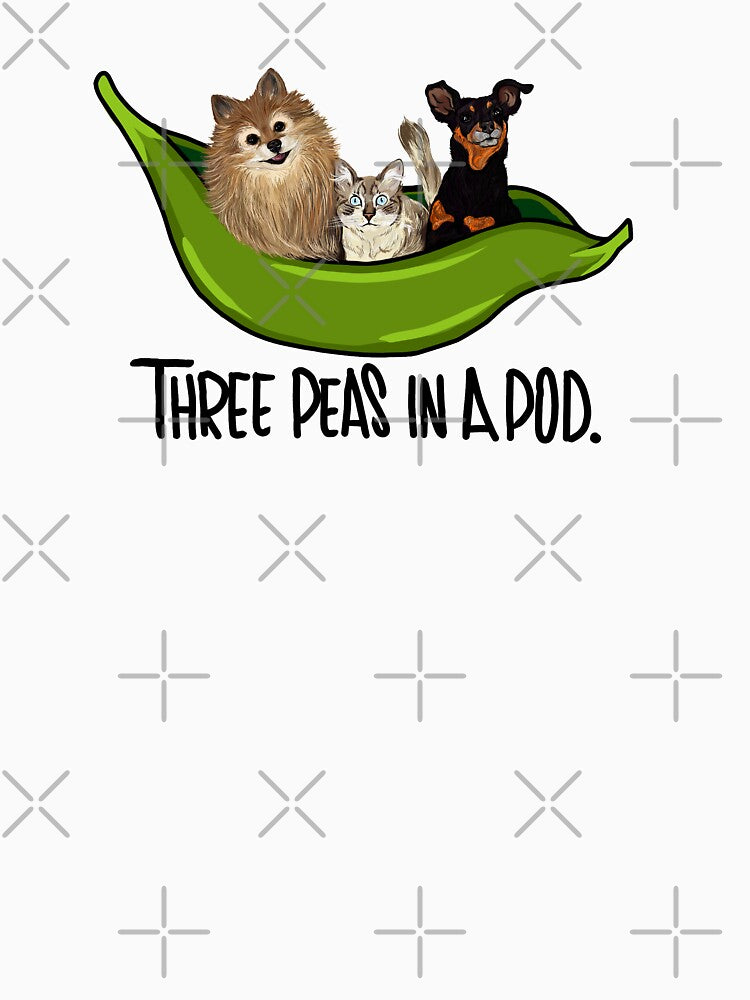 Three Peas in a Pod by Nico Del G