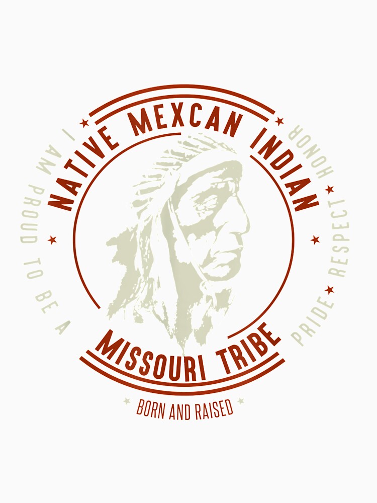 Missouri Tribe Native American Indian Pride Vintage Retro Ch by ninapfvu