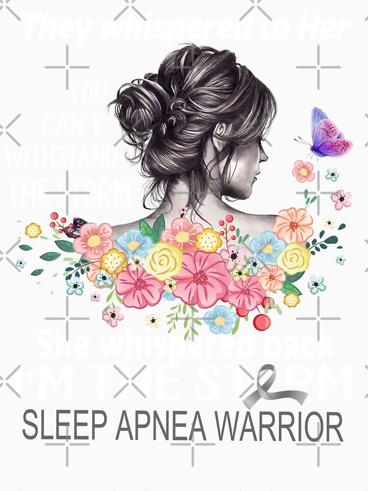 Sleep Apnea Warrior I'm The Storm Sleep Apnea Awareness by Hatjar Unisex , , , Long Sleeve Tee