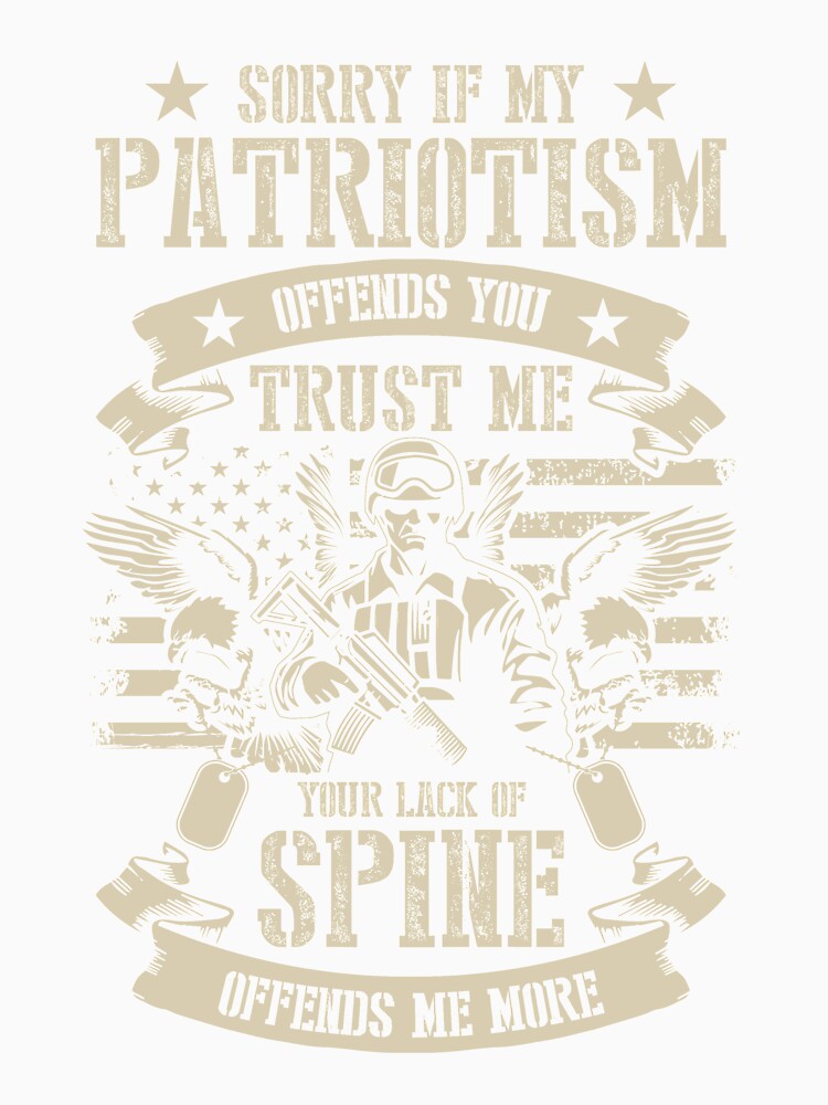 Sorry if my patriotism offends you trust me by mmos