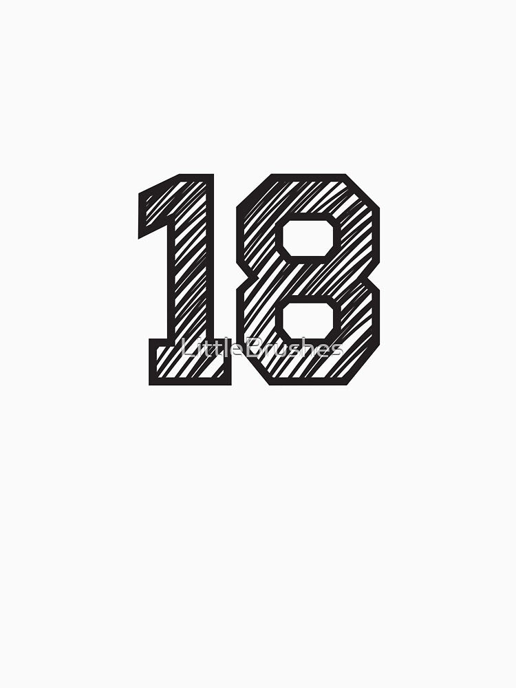 Number 18 – Strength, New Beginnings & Success by LittleBrushes