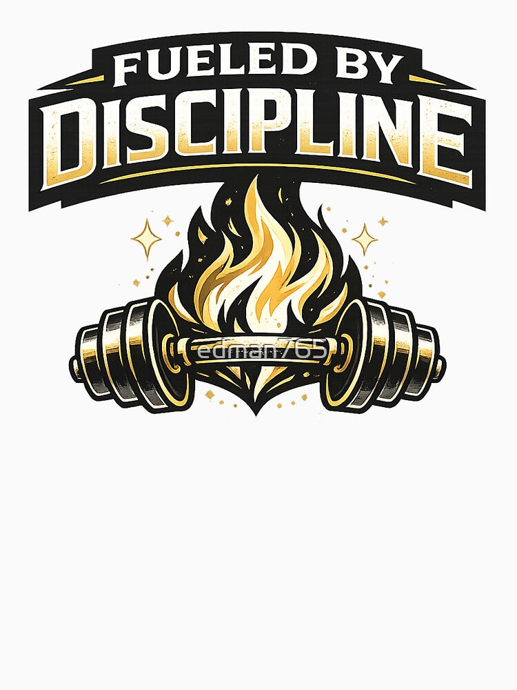 Fueled by Discipline Premium Athletic T-Shirt by edman765