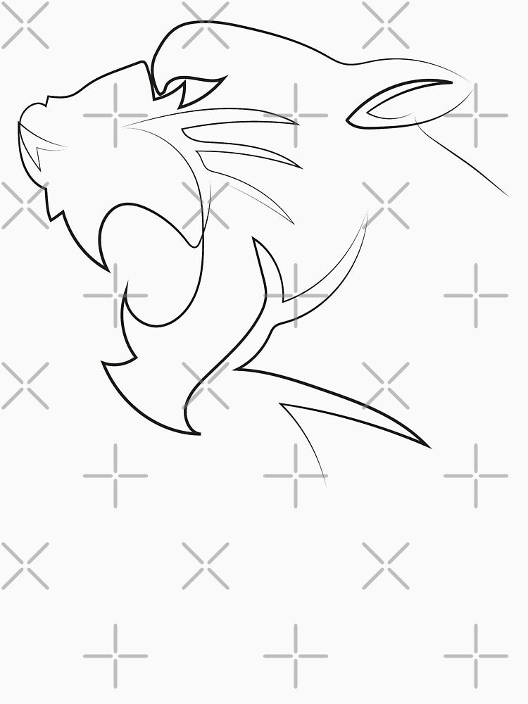 Black Leopard | One Line Artist | Minimal Art | One Line Art by One-Line-Artist